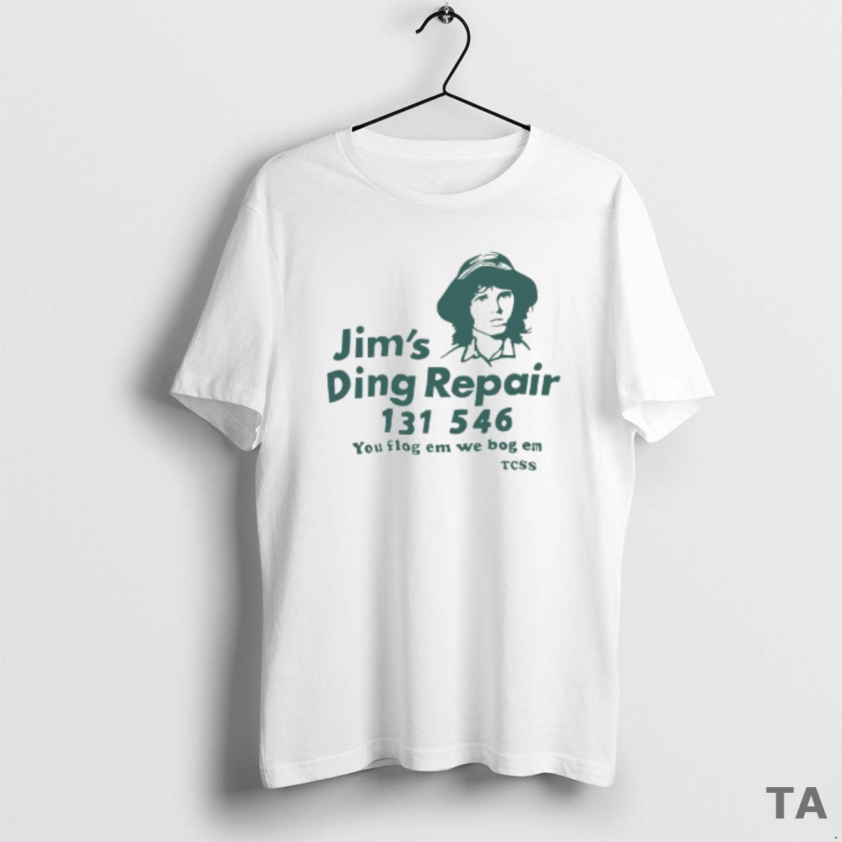 Top Jims Ding Repair 1311 546 You Flog Em We Bog Em T Shirt Sweater Hoodie, Sweatshirt | DripVista.com