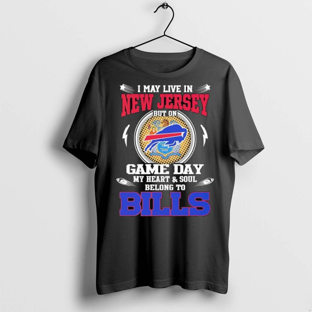 Top Premium I May Live In New Jersey But On Game Day My Heart Soul