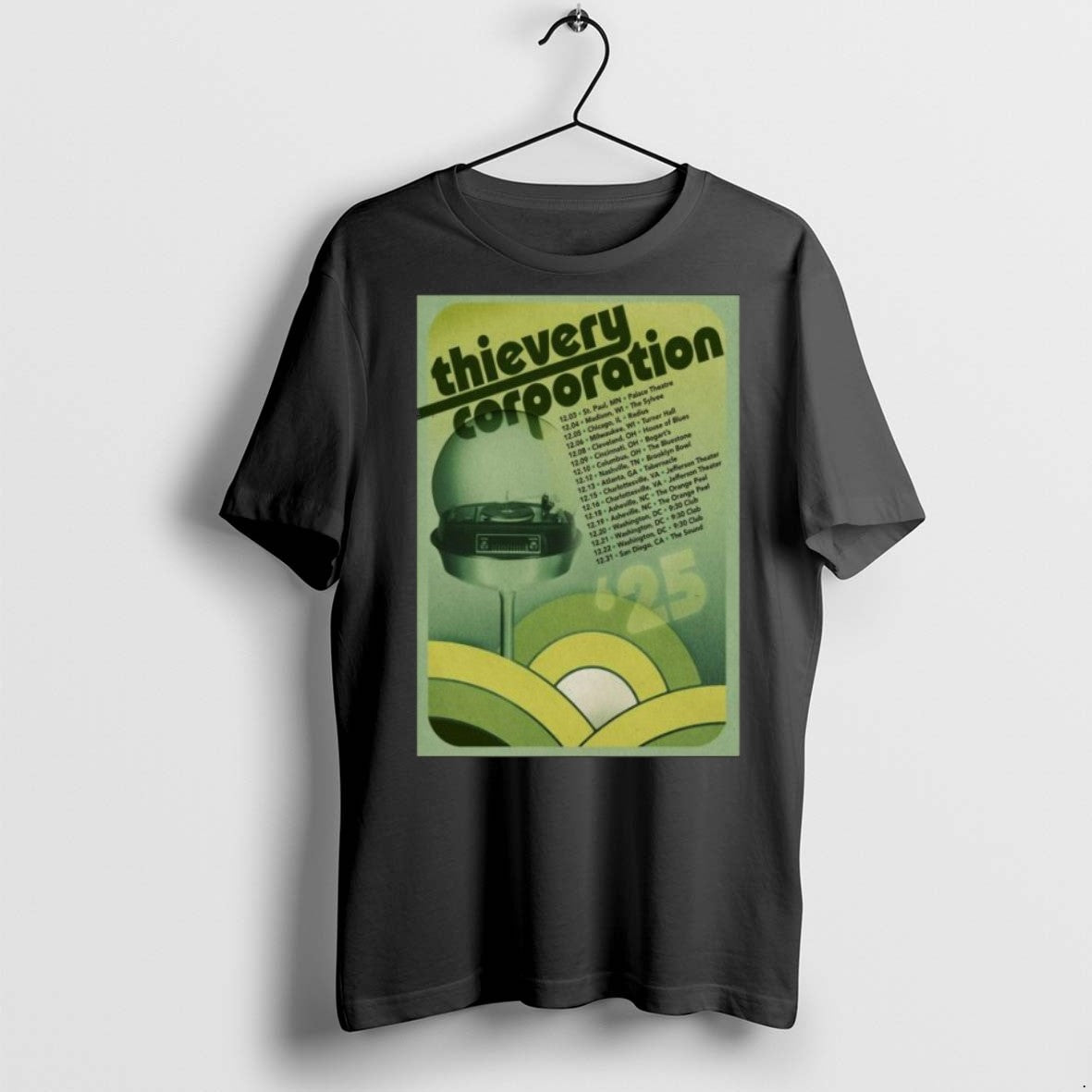 Top Premium Thievery Corporation Midwest And South American 2025 Tour Long Sleve T Shirts