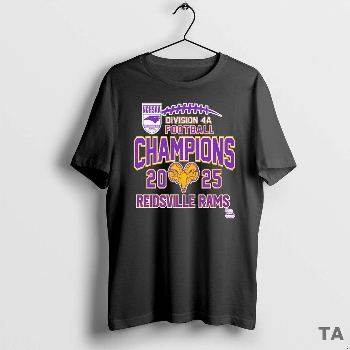 Top Reidsville Rams Nchsaa Division 4a Football Champions 2025 T Shirt Sweater Hoodie, Sweatshirt | DripVista.com