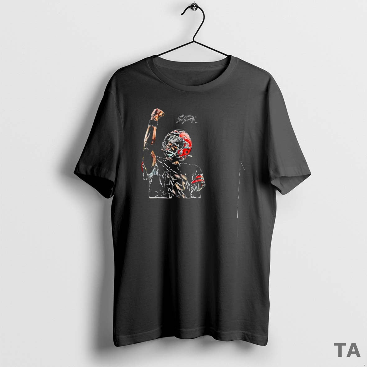 Top Shedeur Sanders 12 Cleveland Browns Football Signature Portrait T Shirt Sweater Hoodie, Sweatshirt | DripVista.com