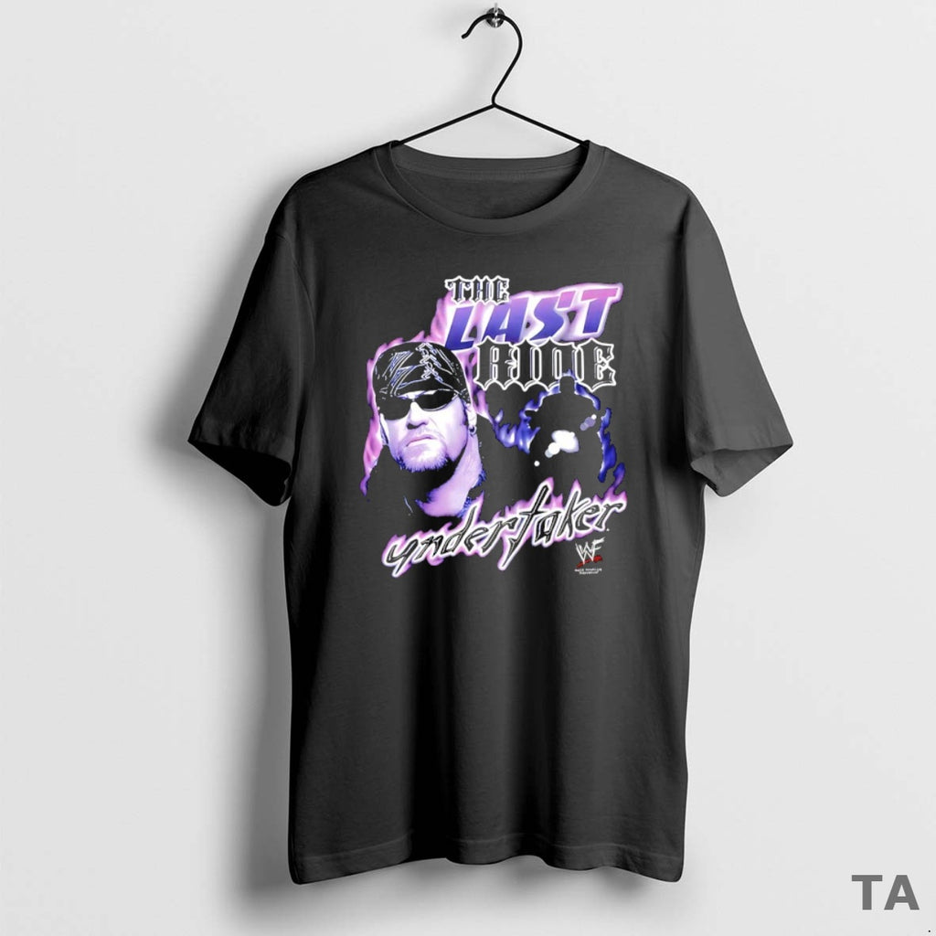 Top The Last Ride Undertaker T Shirt Sweater Hoodie, Sweatshirt | DripVista.com