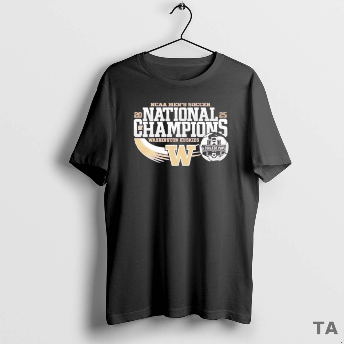 Top Washington Huskies National Champs 2025 Ncaa Mens Soccer T Shirt Sweater Hoodie, Sweatshirt | DripVista.com