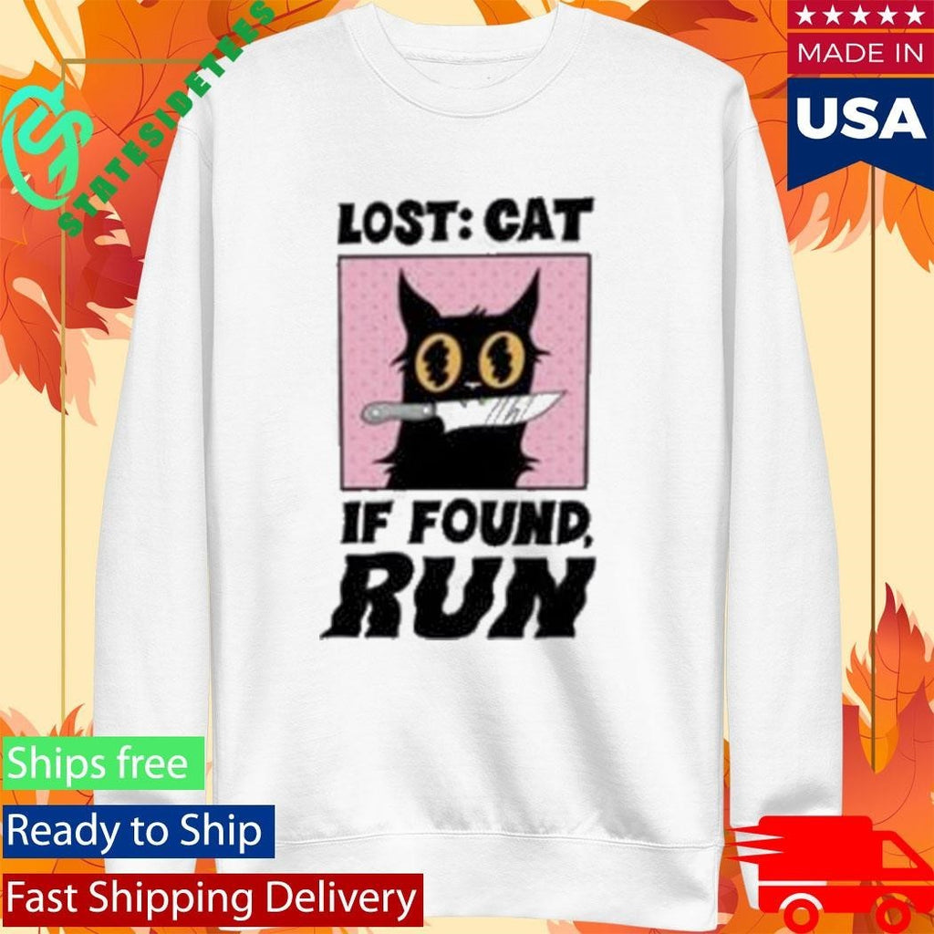 Topatoco Lost Cat If Found Run Shirt