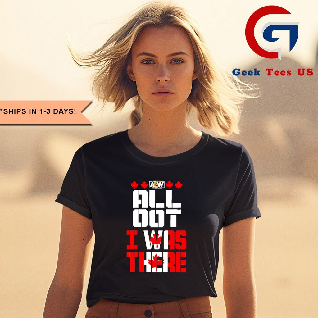 Toronto All Oot I was there shirt