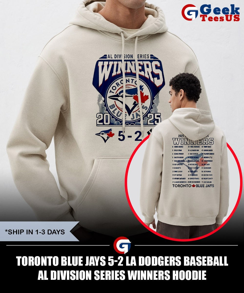 Toronto Blue Jays 5-2 LA Dodgers baseball AL Division Series Winners shirt