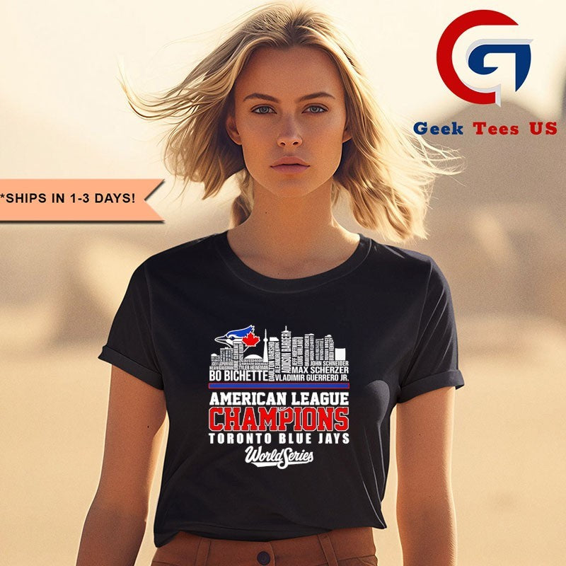 Toronto Blue Jays World Series American League Champions 2025 Team Roster shirt