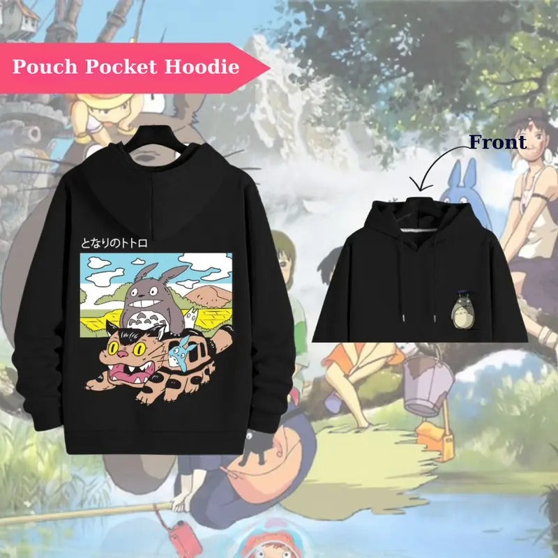 Totoro x Catbus Hoodie And Tee