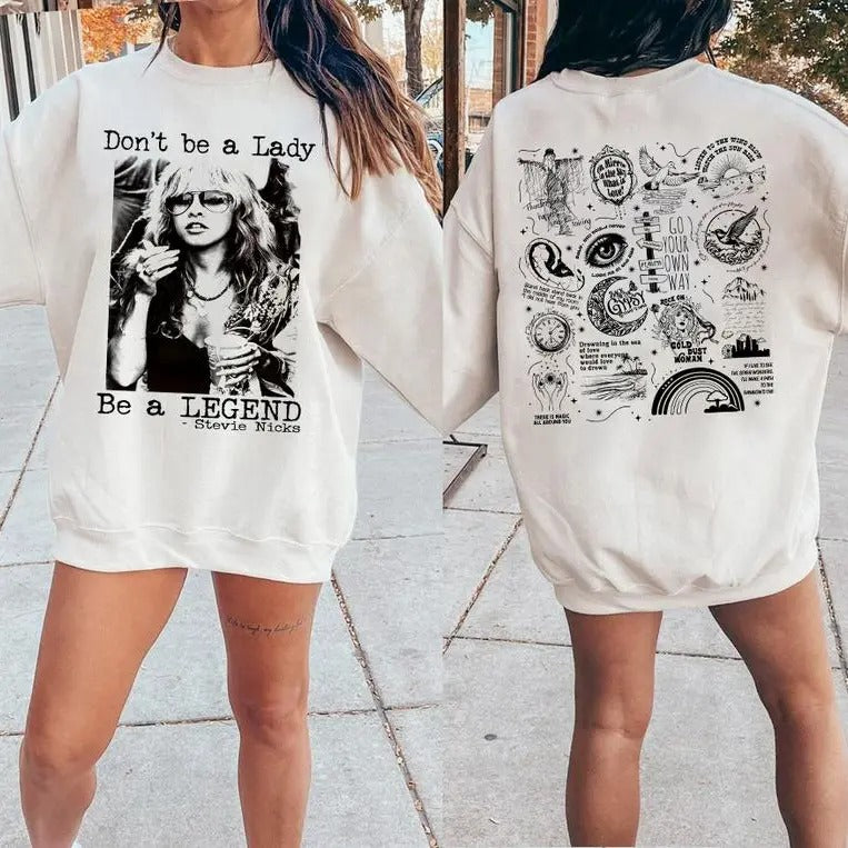 Tracklist Stevie Nicks 2 Sides Newest TShirt - Sweatshirt- Hoodie, Silver Springs Shirt, Gifts For Her | DripVista.com