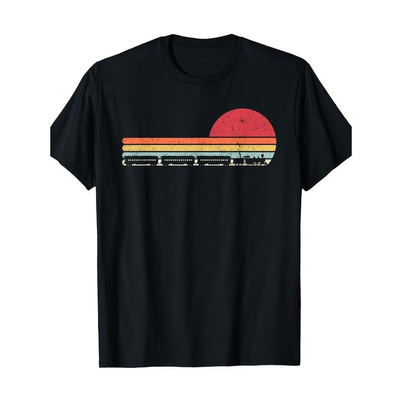 Train Shirt, Vintage T-shirt -100% cotton Made in USA Hoodie, Sweatshirt | DripVista.com