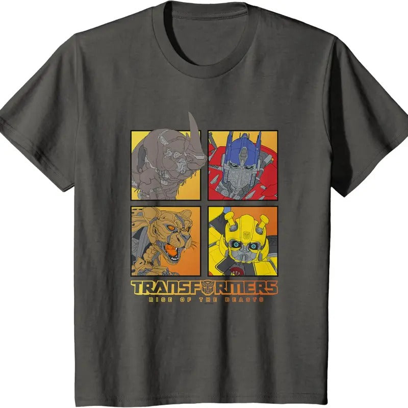 Transformers: Rise Of The Beasts Autobots Panels Group Shot T-Shirt Hoodie, Sweatshirt | DripVista.com