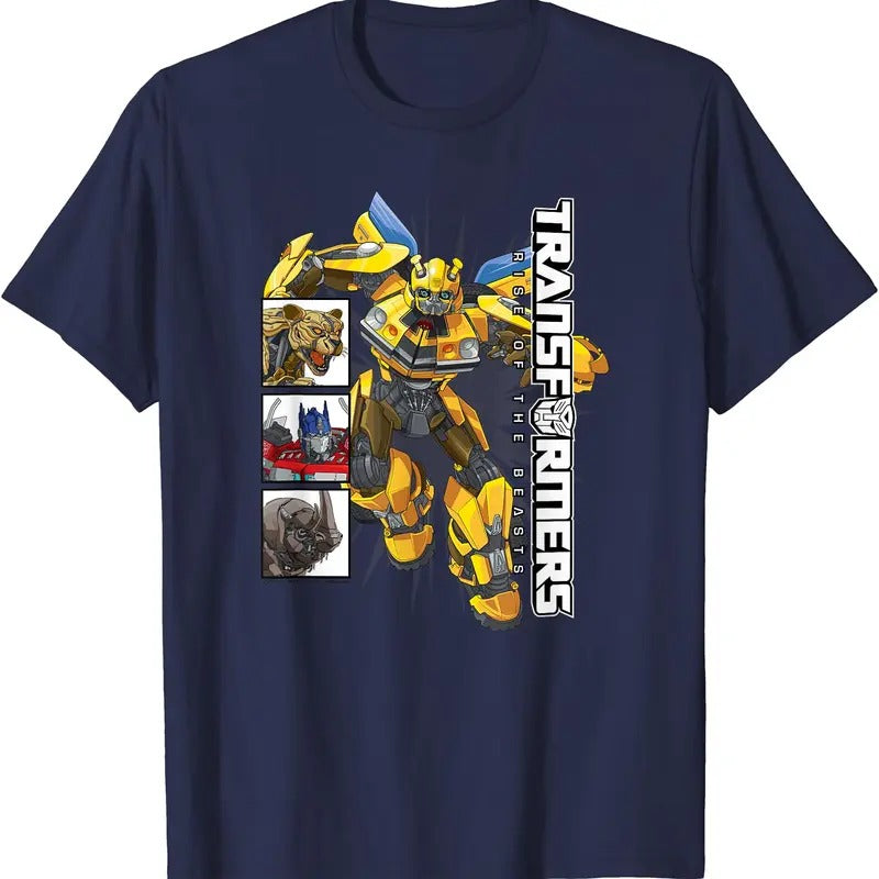 Transformers: Rise Of The Beasts Box Panels Bumblebee Shot T-Shirt