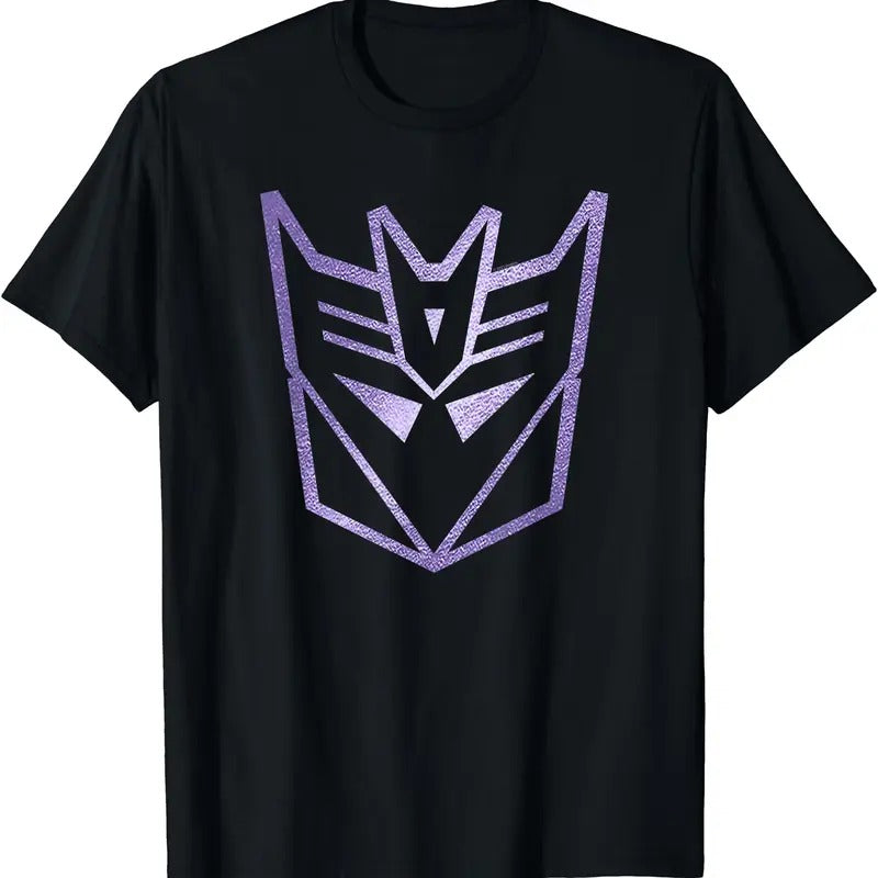 Transformers Decepticons Classic Metal Purple Logo TShirt Hoodie, Sweatshirt | DripVista.com