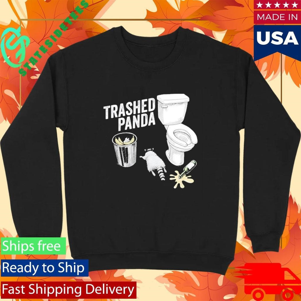 Trashed Panda Funny Drunk Raccoon Shirt