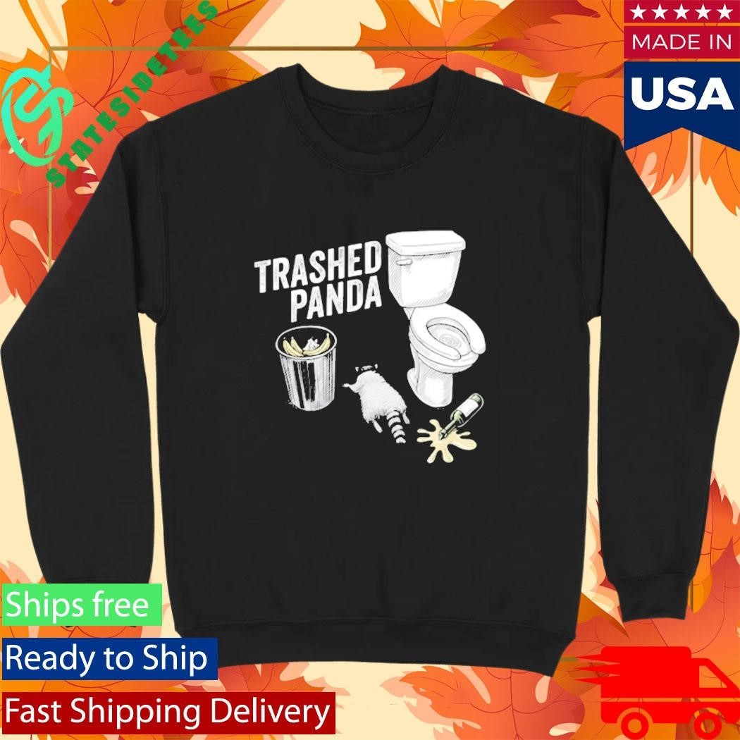 Trashed Panda Funny Drunk Raccoon Shirt