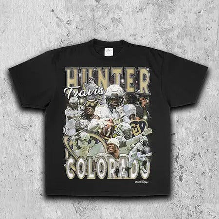 Travis Hunter Tee - Soft and Comfortable Shirt - Menswear - Graphic T-Shirt