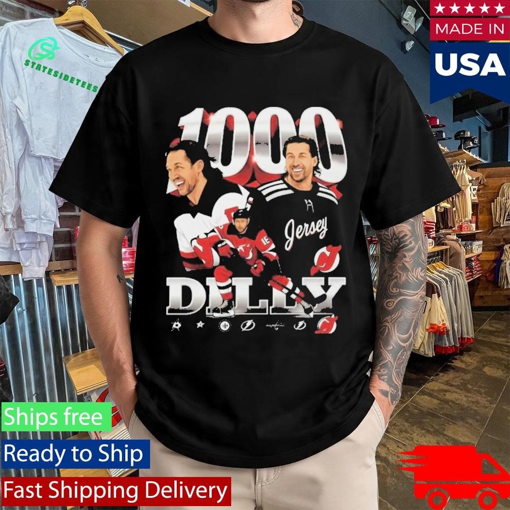 Travis Zajac 1000 Delly Games Shirt