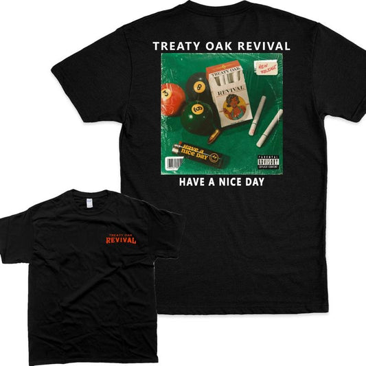 Treaty Oak Revival  2 Side T-Shirt, For Men And Women , Gift For Her, For Fan Unisex Cotton Menswear Top
