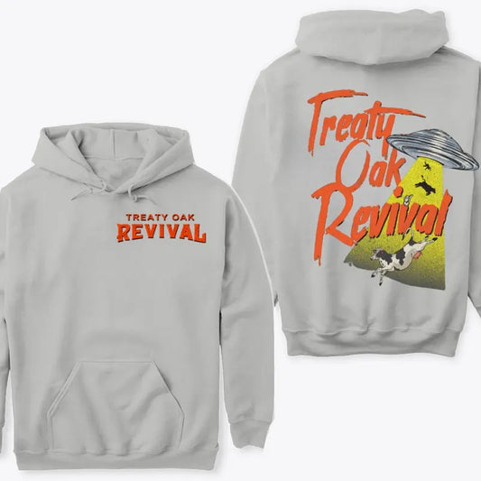 Treaty Oak Revival Abduction 2 Sides hoodie, you see devil tee, vintage 90s Shirt Long Sleeve Casual Pullover Man Underwear Tops Sweaters Menswear Abduction Tee