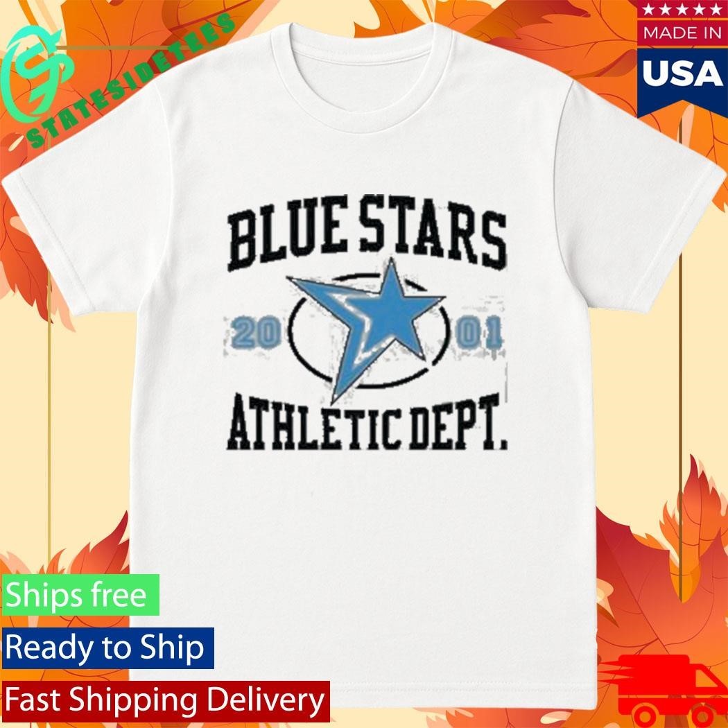 Treaty Oak Revival Blue Stars Athletic Dept Shirt