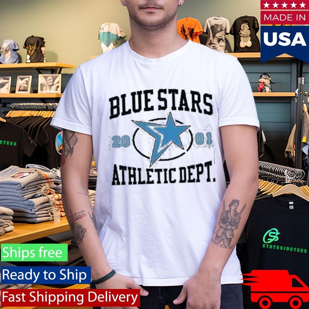 Treaty Oak Revival Blue Stars Athletic Dept Shirt