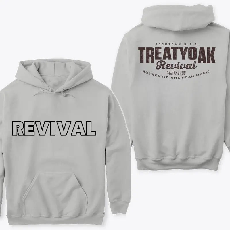 Treaty Oak Revival Boom Town USA No Rest for the Wicked Hoodie Sweatshirt T-shirt for Fans of the Band