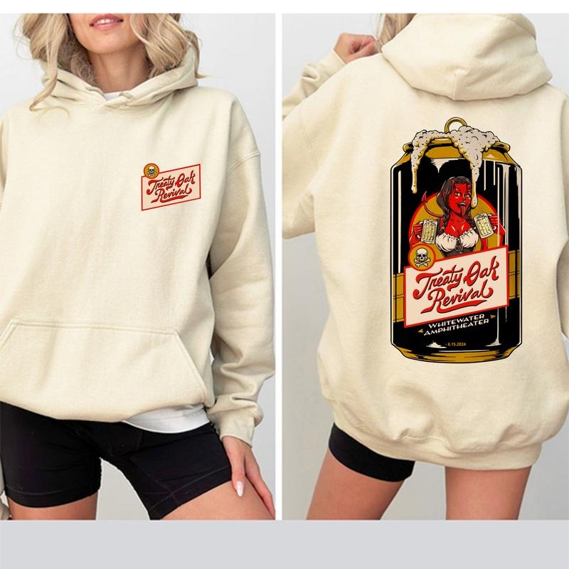 Treaty Oak Revival Tour In New Braunfels Classic T-Shirt Sweatshirt Hoodie, Whitewater Amphitheater | DripVista.com