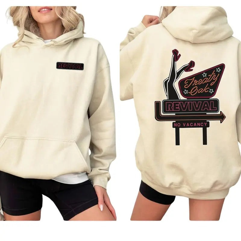 Treatyy Oak Revival Hoodie, Inspired, Casual Wear for Fans Hoodie Unisex, hoodie trend 2024