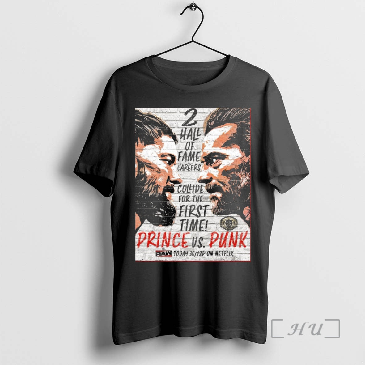 Trending 2 Hall Of Fame Careers Collde For The First Time Prince Vs Punk Premium T-Shirts, Hoodie, Sweatshirt | DripVista.com