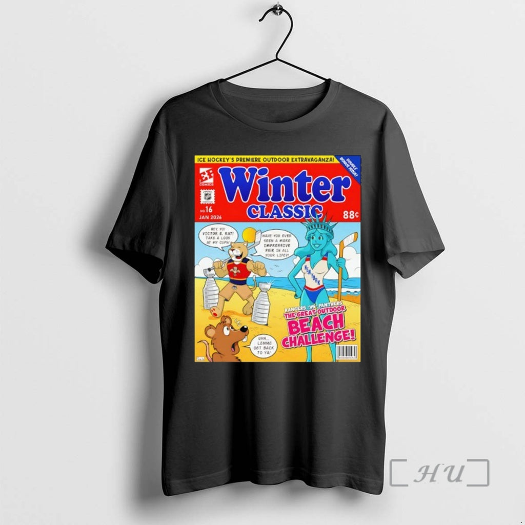Trending 2026 Winter Classic Rangers Vs Panthers The Great Outdoor Beach Challenge Premium T Shirts Hoodie, Sweatshirt