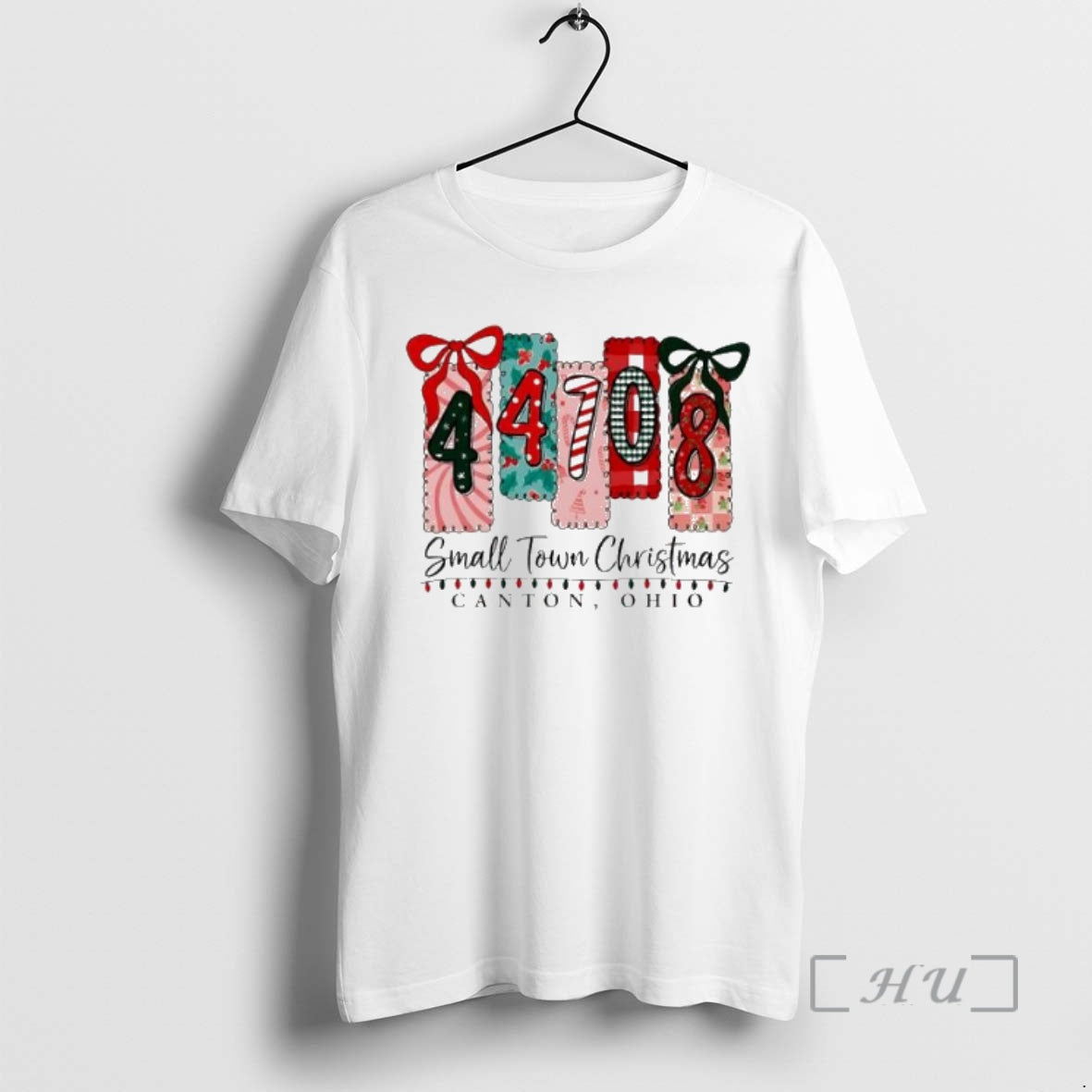 Trending 44708 Small Town Christmas Canton Ohio T-Shirts, Hoodie, Sweatshirt | DripVista.com