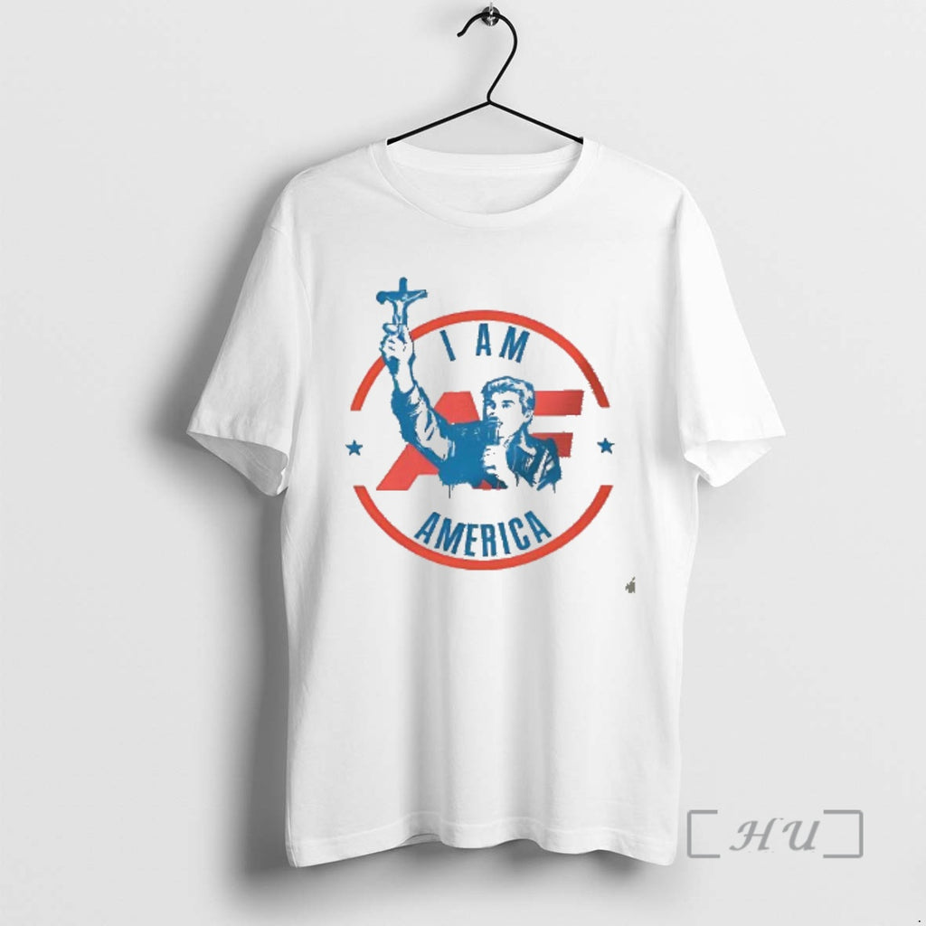 Trending America First Crucifix I Am America T-Shirts, Hoodie, Sweatshirt | DripVista.com