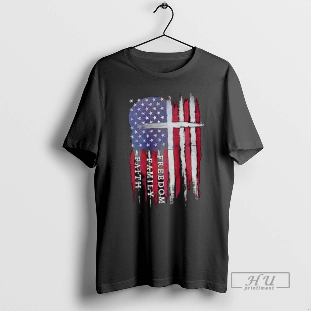 Trending American Flag Faith Family Freedom T Shirt