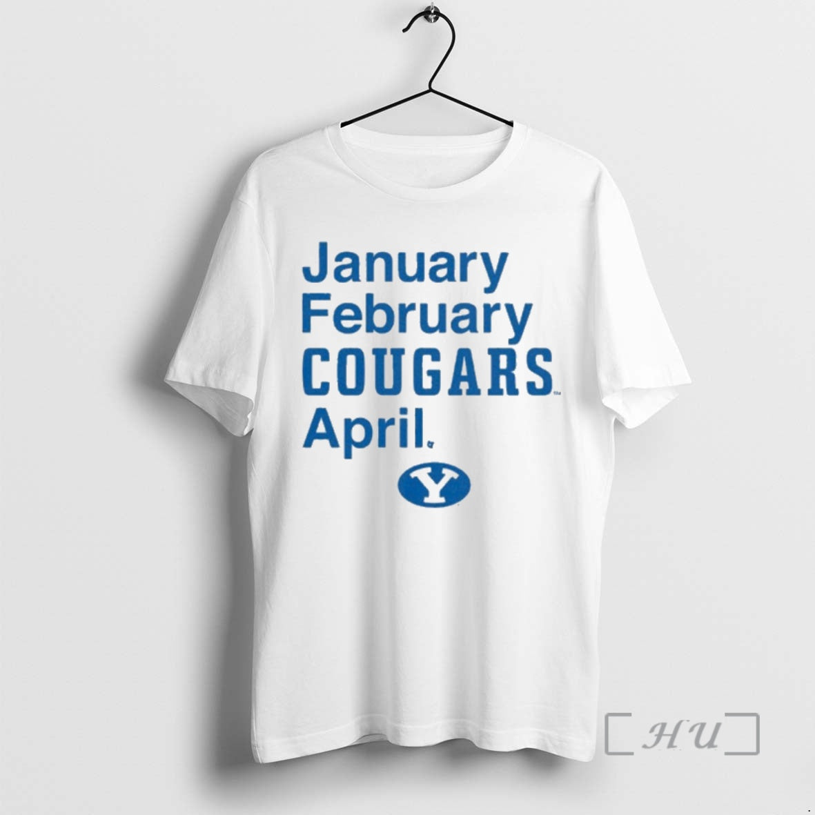 Trending Byu Basketball January February Cougars April T-Shirts, Hoodie, Sweatshirt | DripVista.com