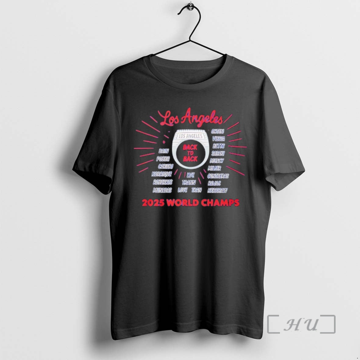 Trending Back To Back Dodgers 2025 World Champs Player Name Ring Premium T Shirts Sweater Hoodie, Sweatshirt | DripVista.com