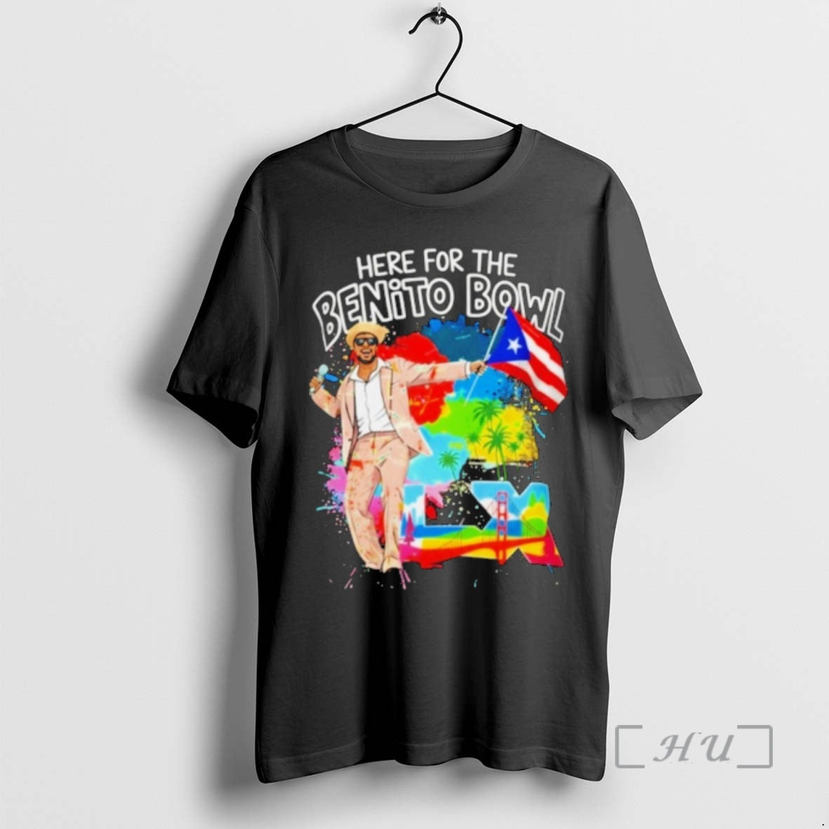 Trending Bad Bunny Here For The Benito Bowl 2026 T-Shirts, Hoodie, Sweatshirt | DripVista.com