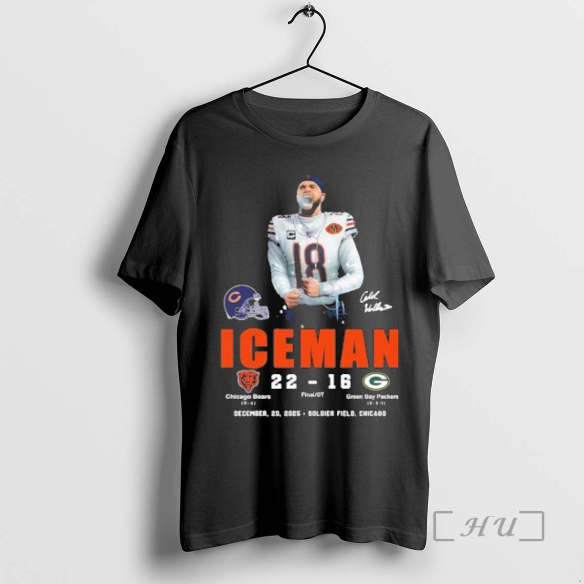 Trending Caleb Williams Iceman Bears 22 16 Packers T-Shirts, Hoodie, Sweatshirt | DripVista.com