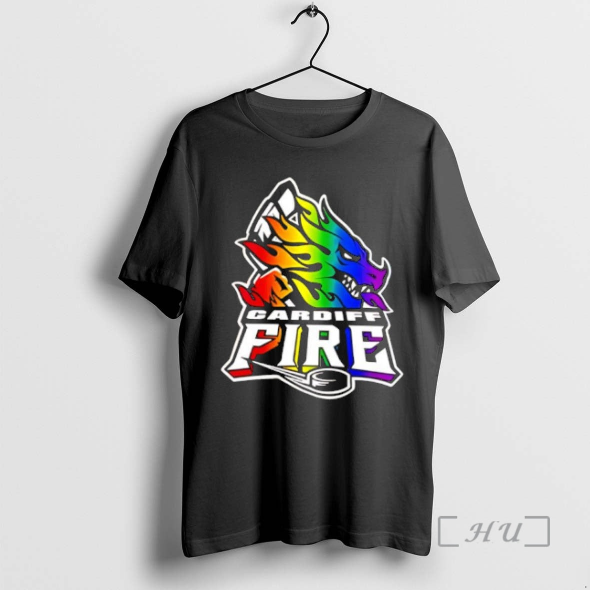 Trending Cardiff Fire Hockey Logo Pride T-Shirts, Hoodie, Sweatshirt | DripVista.com