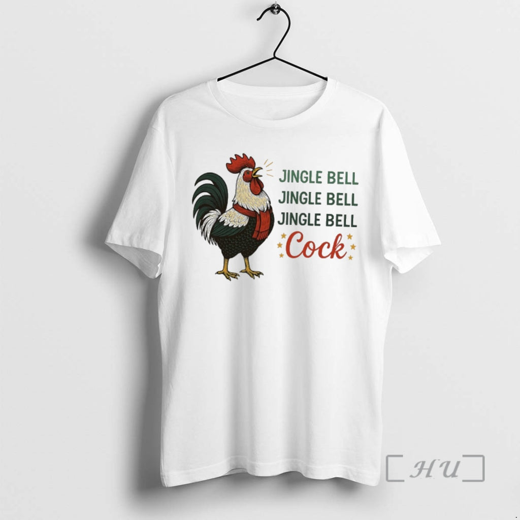 Trending Chicken Christmas Jingle Bell Jingle Bell Jingle Bell Cock T-Shirts, Hoodie, Sweatshirt | DripVista.com