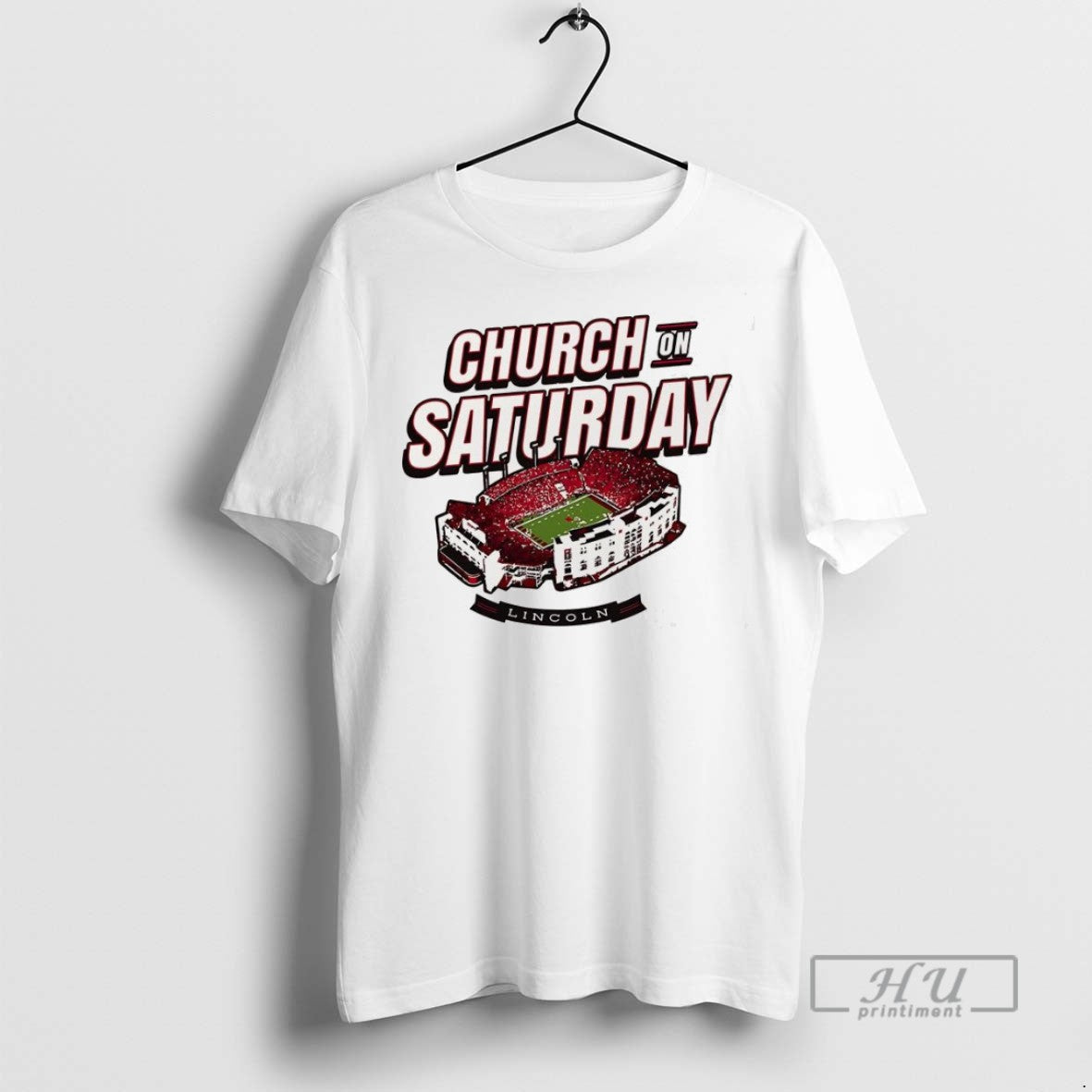Trending Church On Saturday Nebraska Cornhuskers Memorial Stadium Lincoln T Shirt