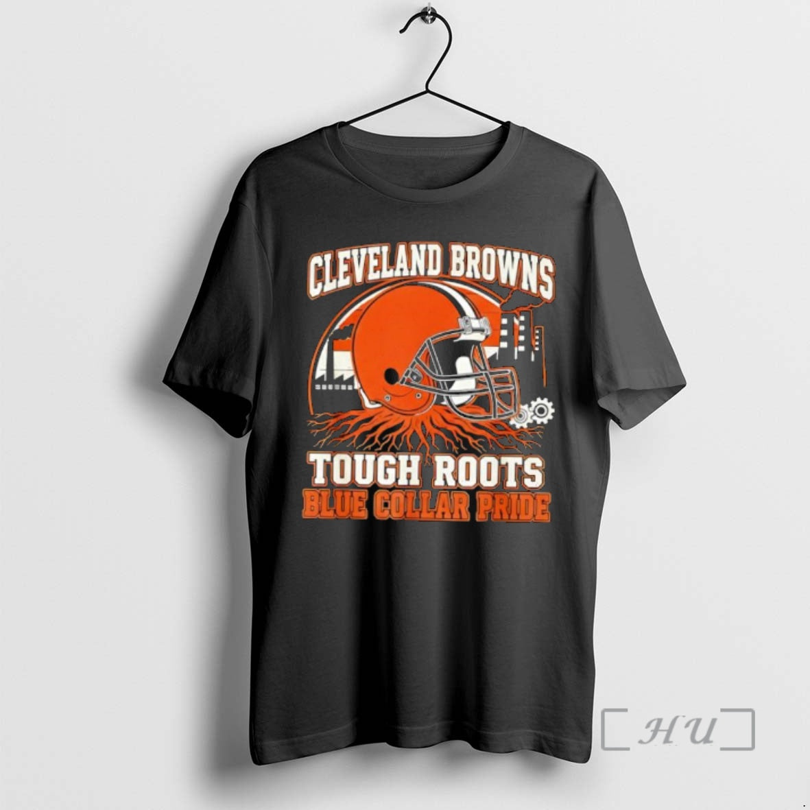 Trending Cleveland Browns Football Tough Roots Blue Collar Pride T-Shirts, Hoodie, Sweatshirt | DripVista.com