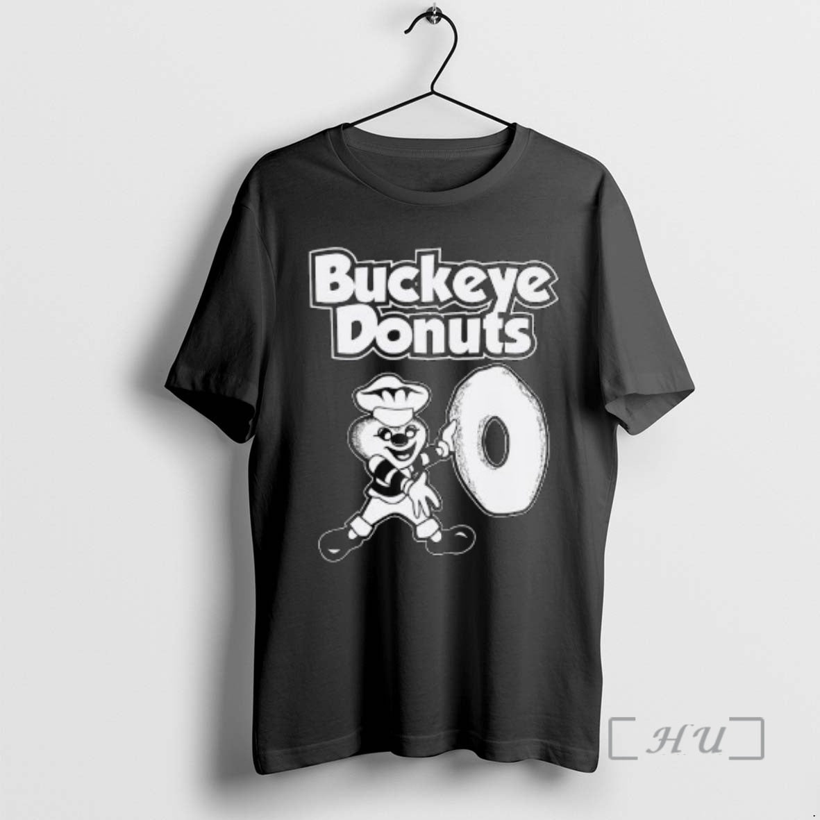 Trending Columbus Ohio Donut Buckeye Donuts Circle Black T-Shirts, Hoodie, Sweatshirt | DripVista.com