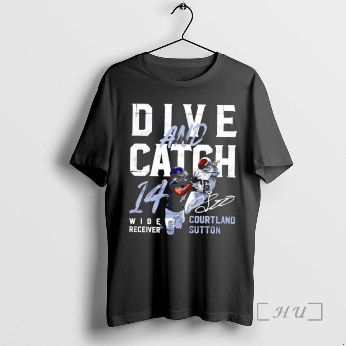 Trending Courtland Sutton Dive And Catch T-Shirts, Hoodie, Sweatshirt | DripVista.com