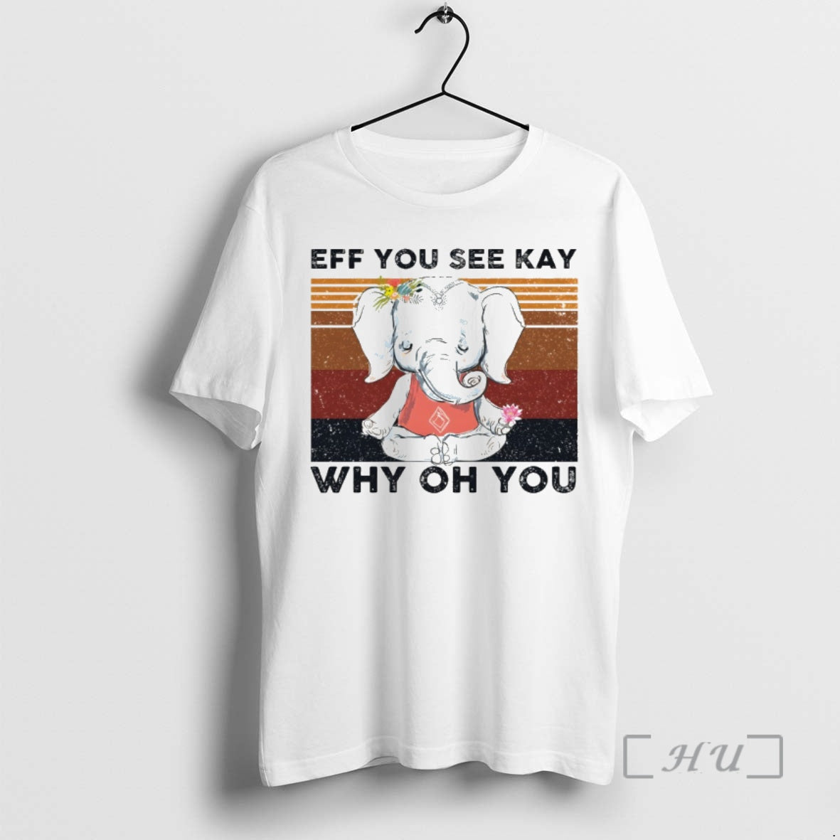 Trending Cute Elephant Eff You See Kay Why Oh You Vintage Premium T Shirts Sweater Hoodie, Sweatshirt | DripVista.com