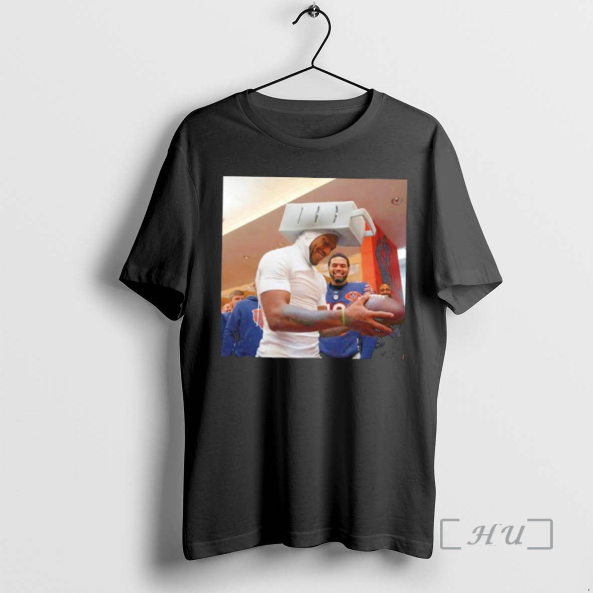 Trending Dj Moore Wore A Cheese Grater Hat T-Shirts, Hoodie, Sweatshirt | DripVista.com