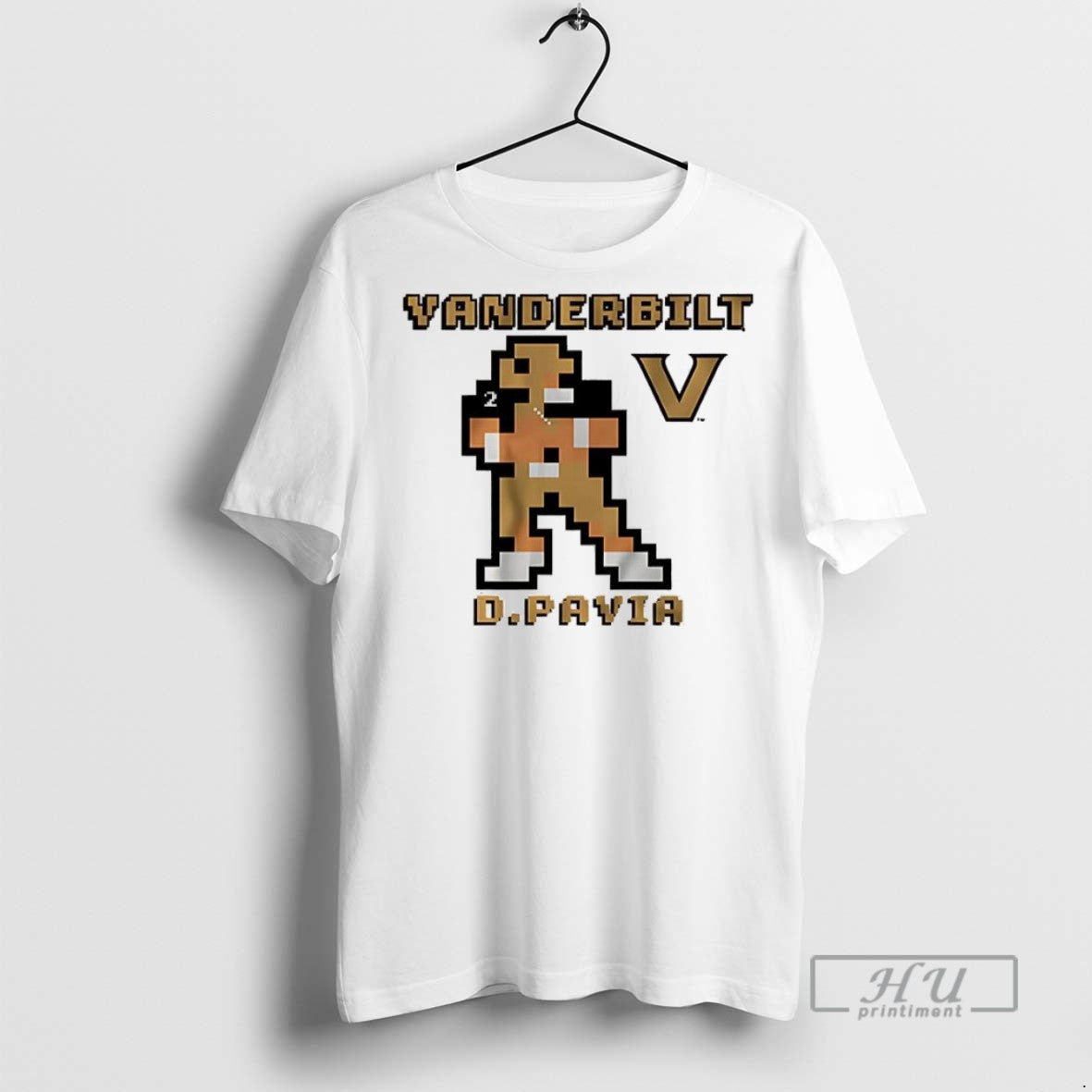 Trending Diego Pavia Vanderbilt Commodores Football Retro Baller 8 Bit Style T Shirt