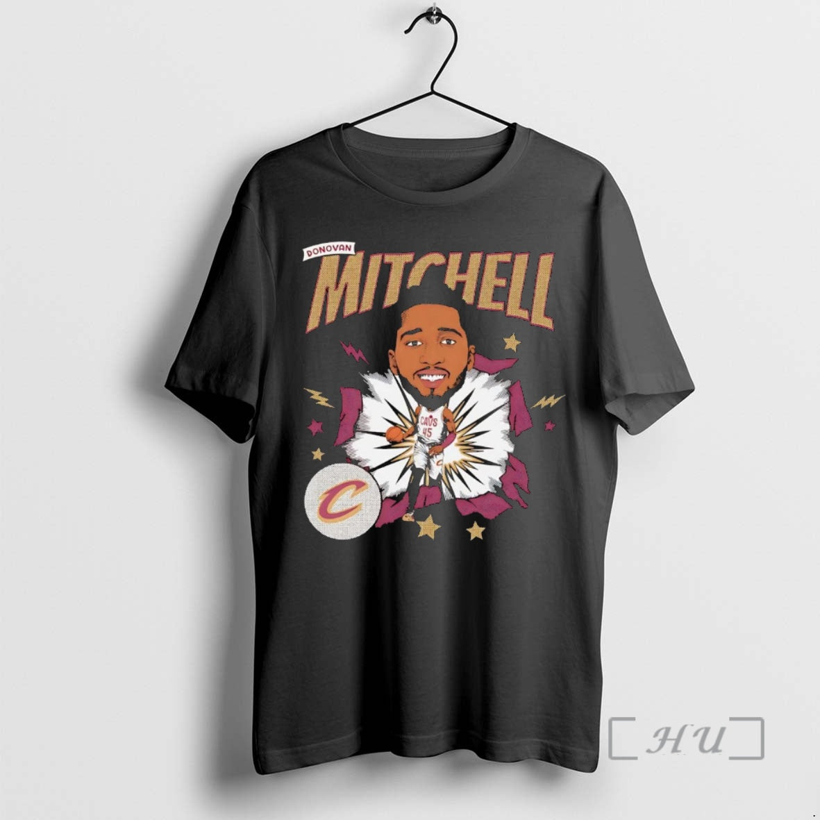 Trending Donovan Mitchell Big Head Caricature Cleveland Cavaliers T-Shirts, Hoodie, Sweatshirt | DripVista.com