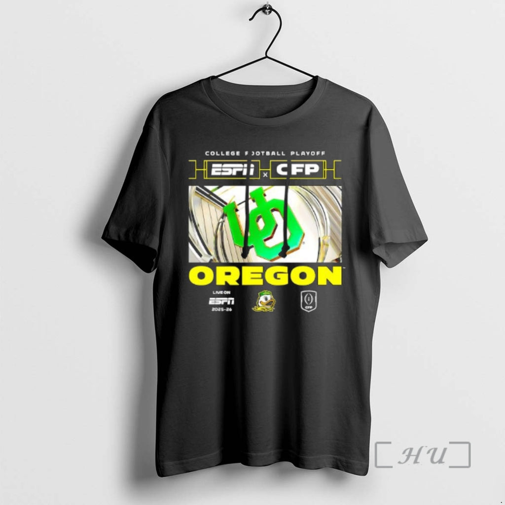 Trending Espn X Cfp Oregon 2025 2026 College Football Playoff T-Shirts, Hoodie, Sweatshirt | DripVista.com