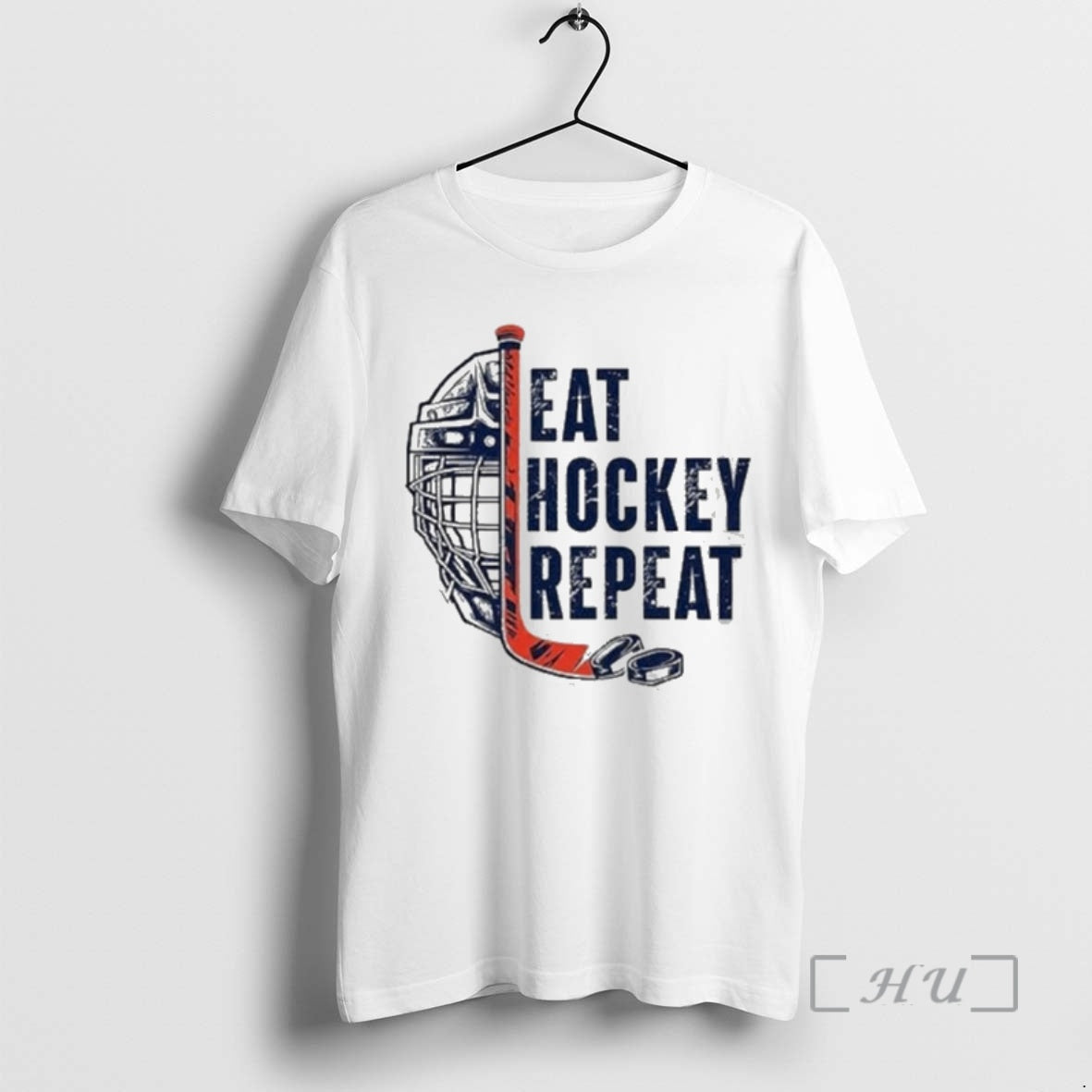Trending Eat Hockey Repeat T-Shirts, Hoodie, Sweatshirt | DripVista.com