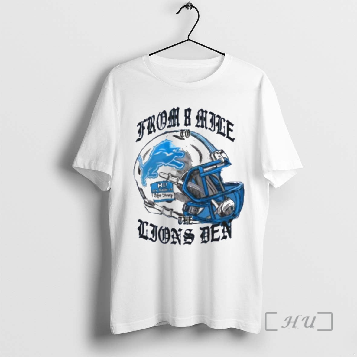 Trending Eminem X Detroit Lions From 8 Mile To The Lions Den Premium T Shirts Hoodie, Sweatshirt | DripVista.com